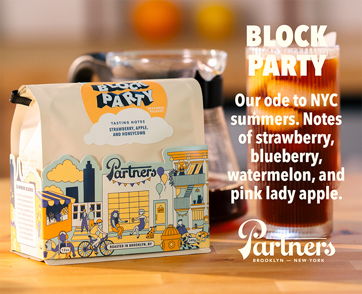 banner advertising partners coffee block party blend