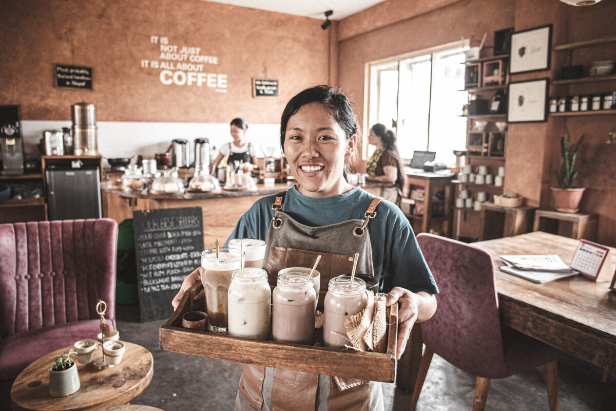 kathmandu guide kar.ma coffee barista iced coffee