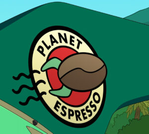 planet espresso futurama