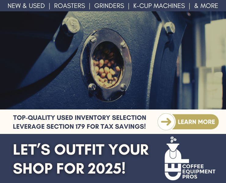 banner advertising Coffee Equipment