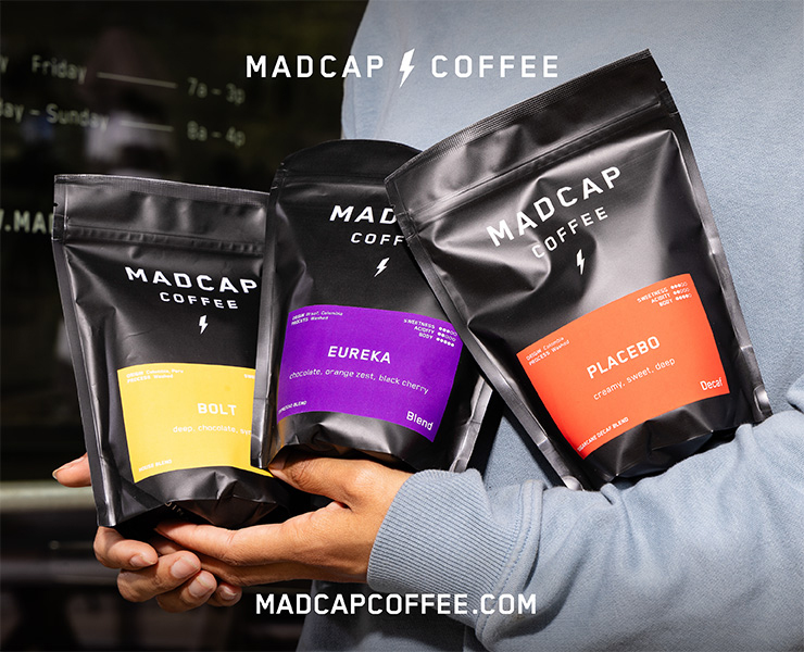 banner advertising madcap coffee