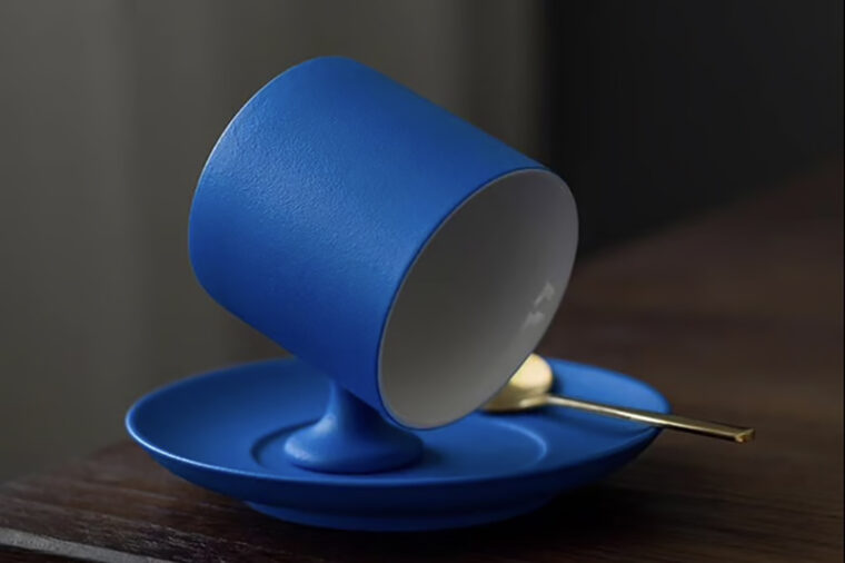 klein blue ceramic