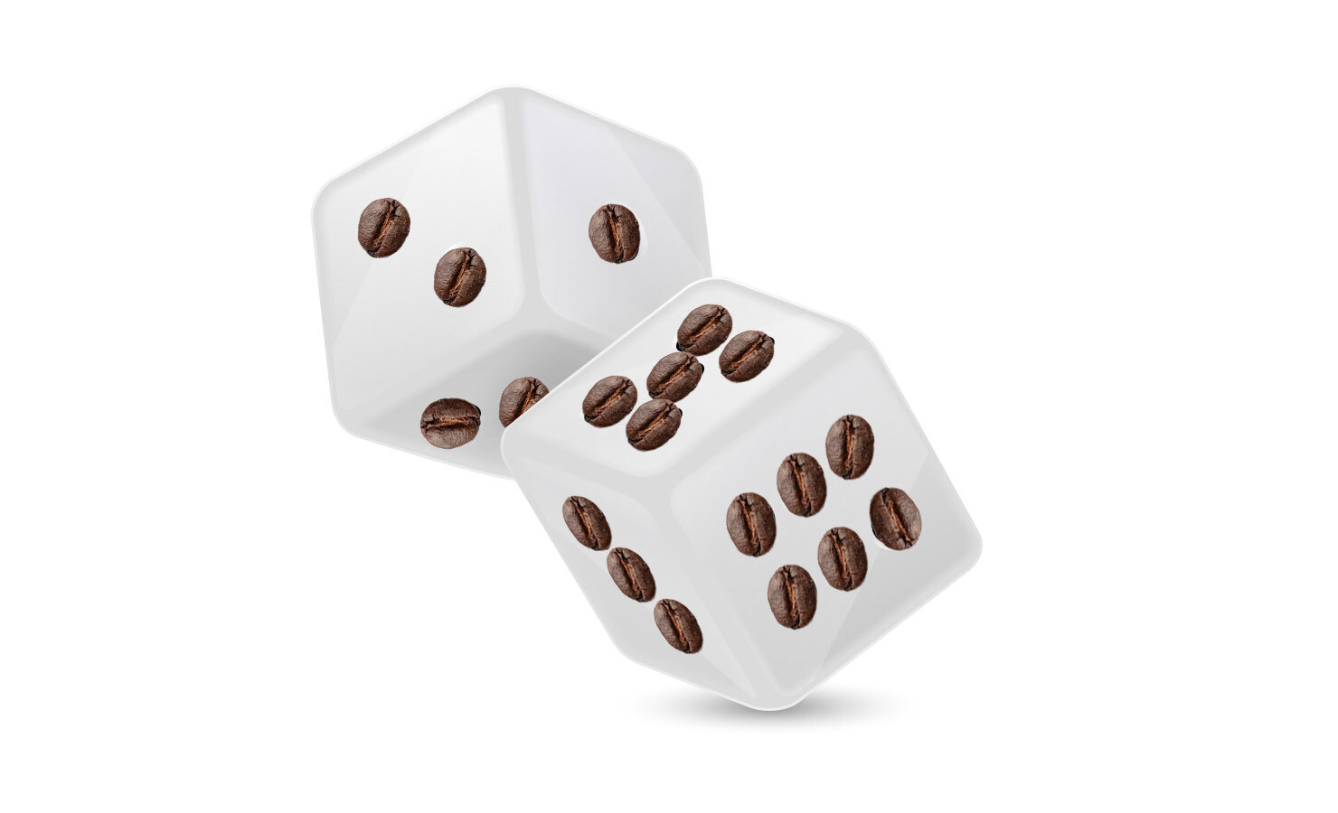 coffee bean dice