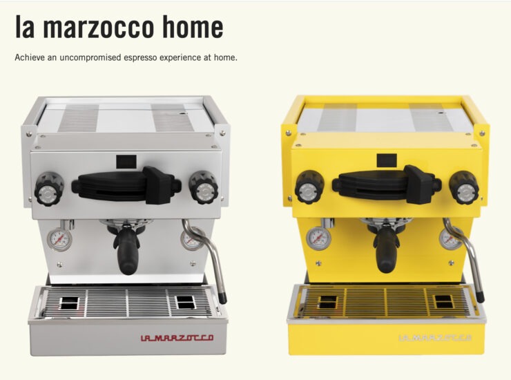 banner advertising la marzocco linea classic s