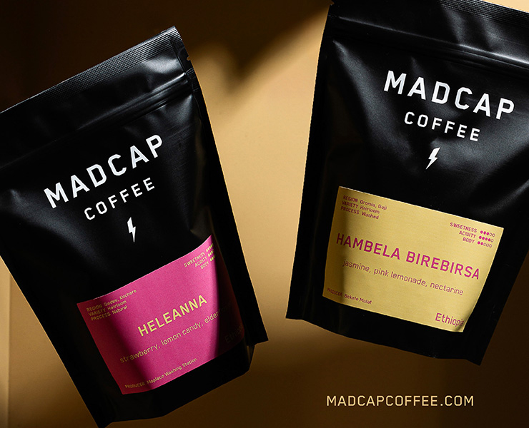 banner advertising madcap coffee