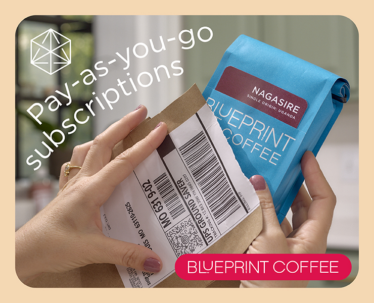 banner advertising blueprint coffees