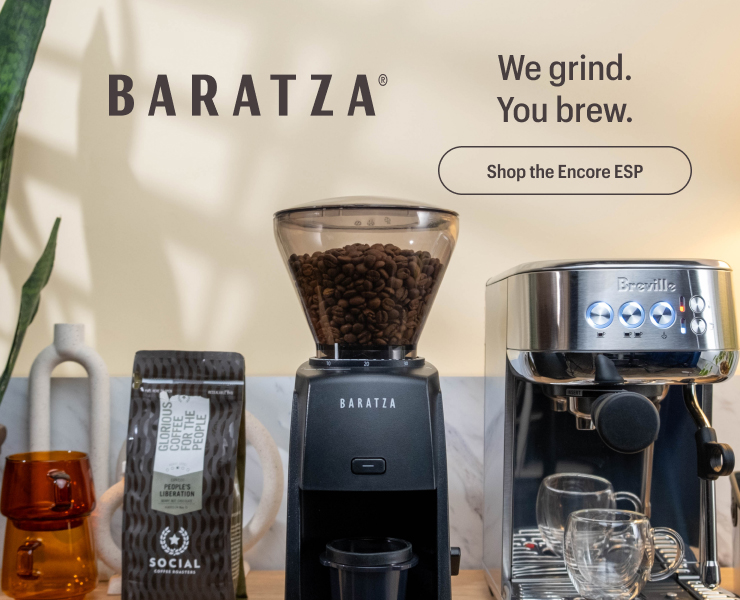 banner advertising Baratza grinders