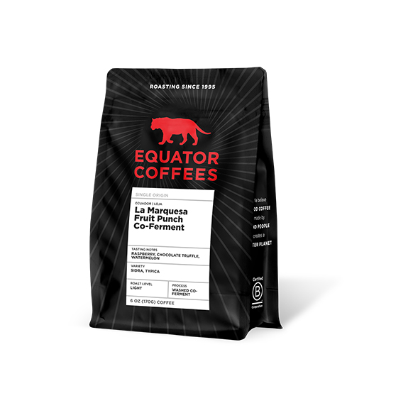 Equator Coffees Ecuador La Marquesa Fruit Punch Co-Ferment Sprudge Roaster's Village