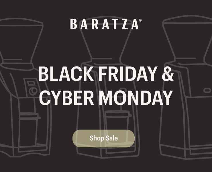 banner advertising Baratza grinders