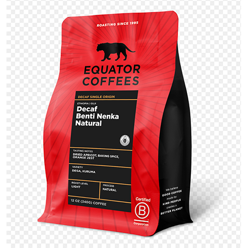 Equator Coffees Decaffeinated Ethiopia Benti nenka Natural Sprudge Roaster Village