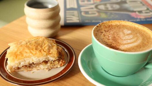 hvac and baklava on table speedboat coffee zachary carlsen