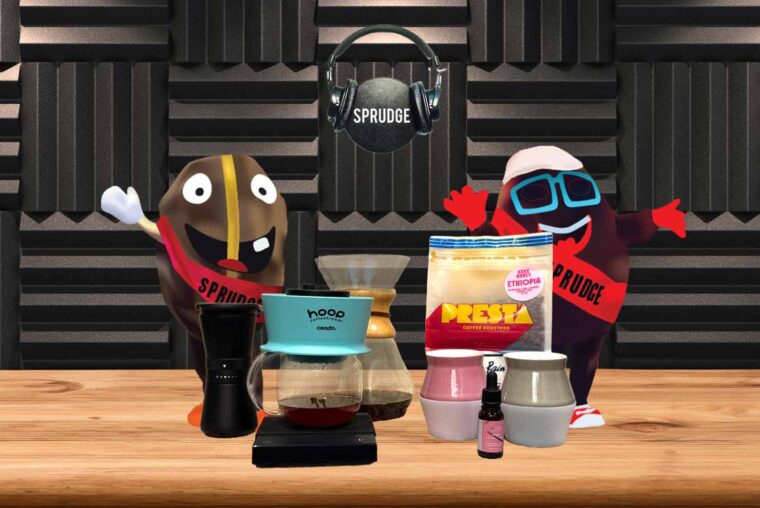 spesh and buzzy coffee sprudgecast presta slow pour supply ceado hoop 1152025