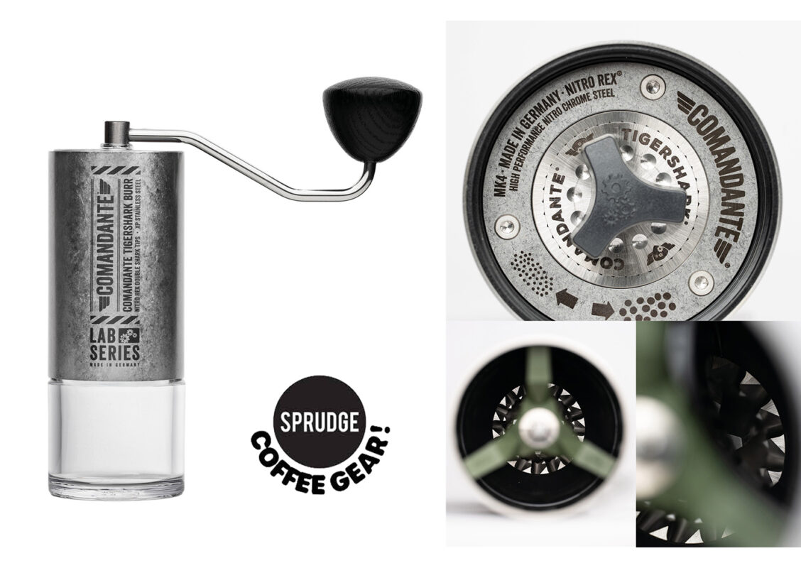 comandante tigershark lab series sprudge coffee gear