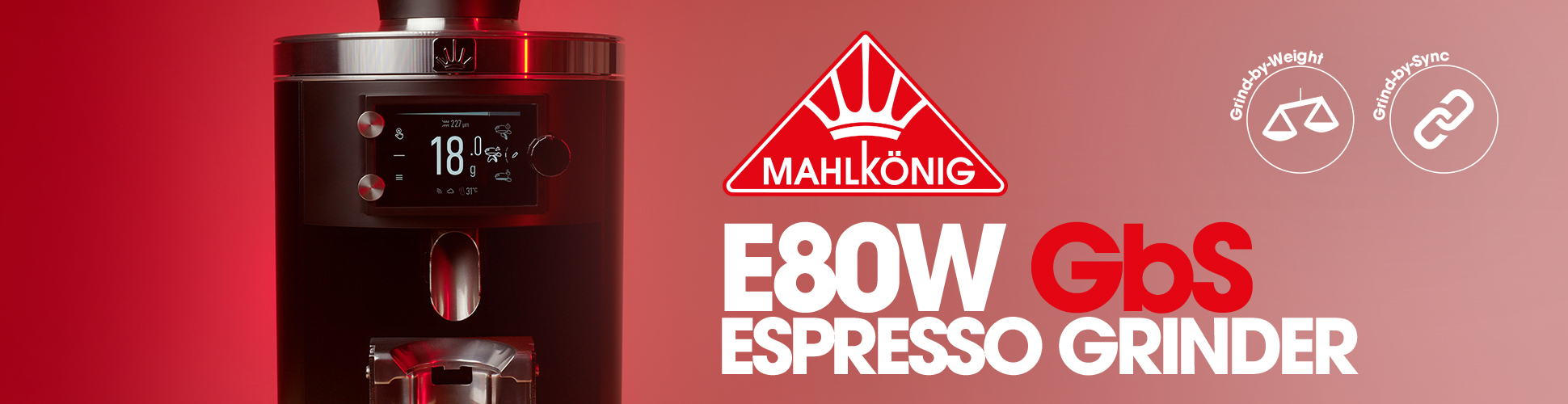 banner advertising Mahlkoenig Grinders