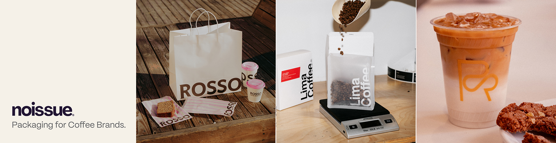 banner advertising noissue packaging for brands