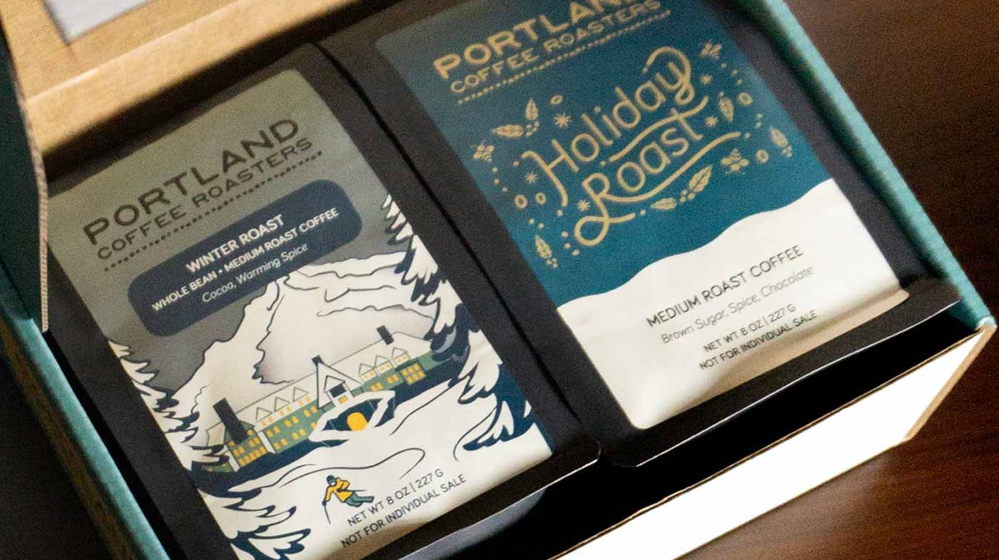 portland coffee holiday set