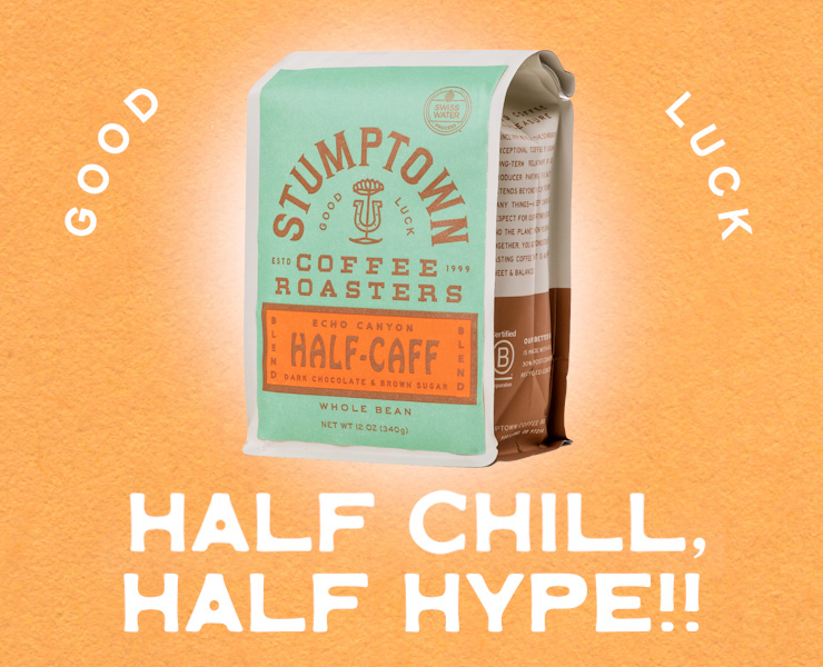 banner advertising stumptown coffee roasters