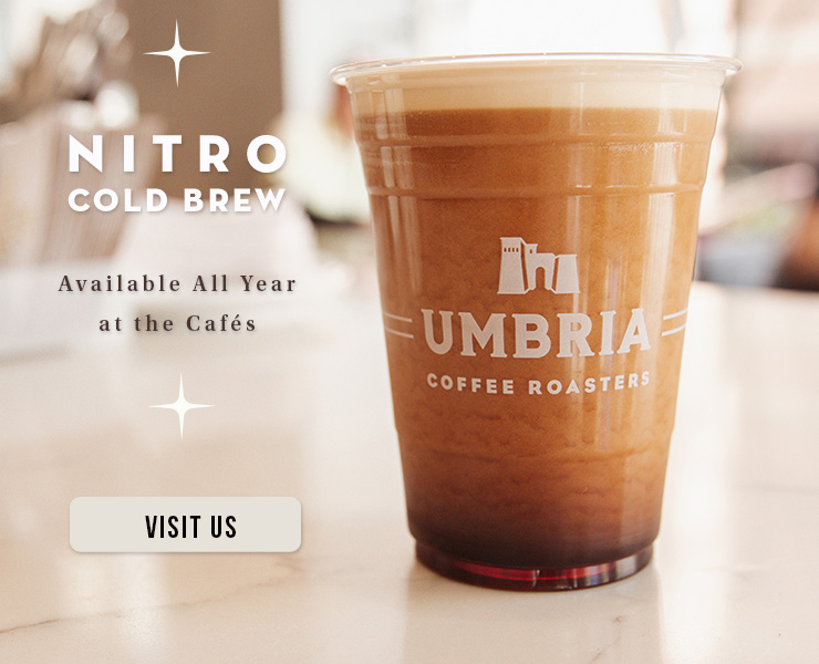 banner advertising Caffé Umbria