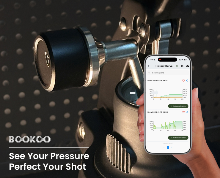 banner advertising BOOKOO coffee gear