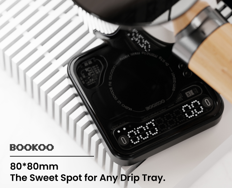 banner advertising BOOKOO coffee gear