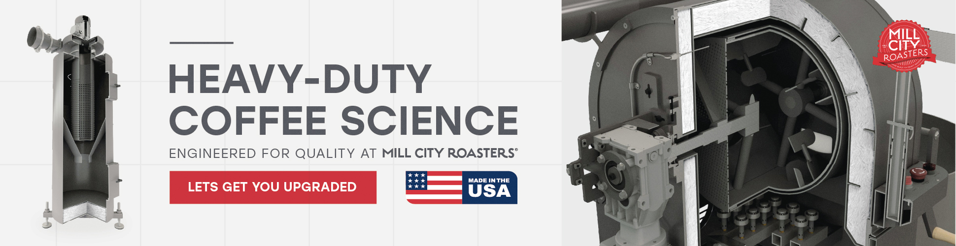 banner advertising Mill City Roasters