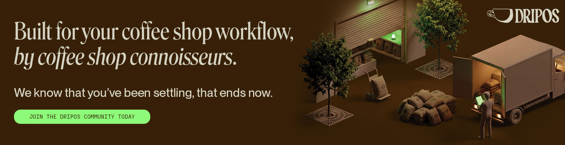 banner advertising Dripos