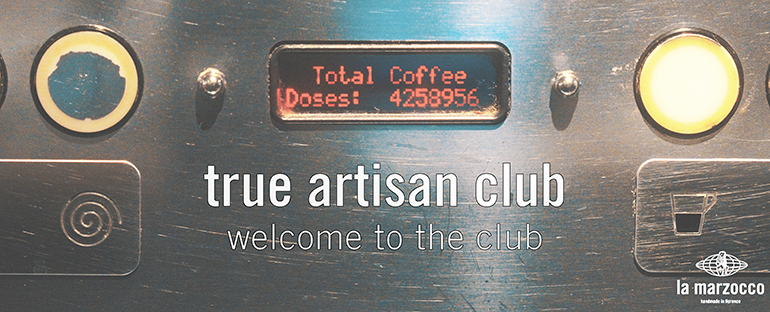 banner advertising La Marzocco