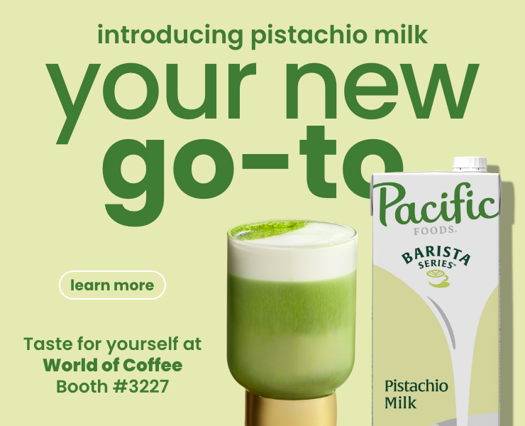 banner advertising pacific foods barista series plant milks