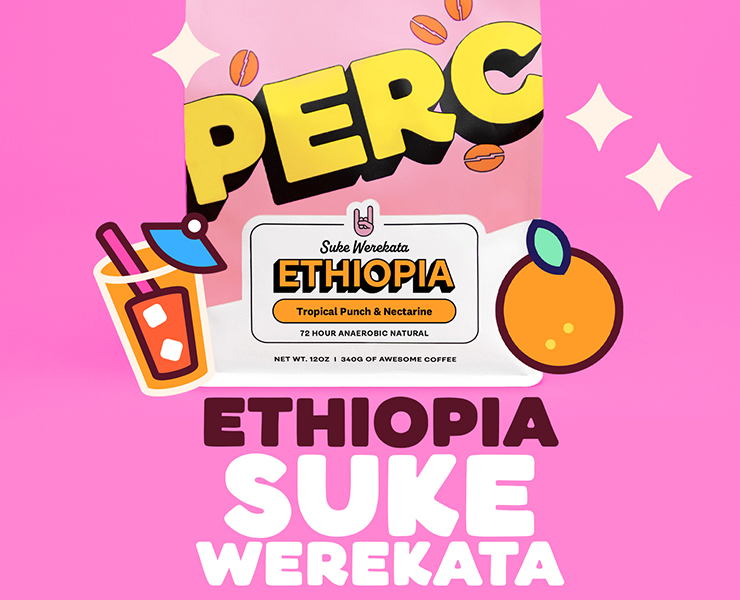 banner advertising perc coffee