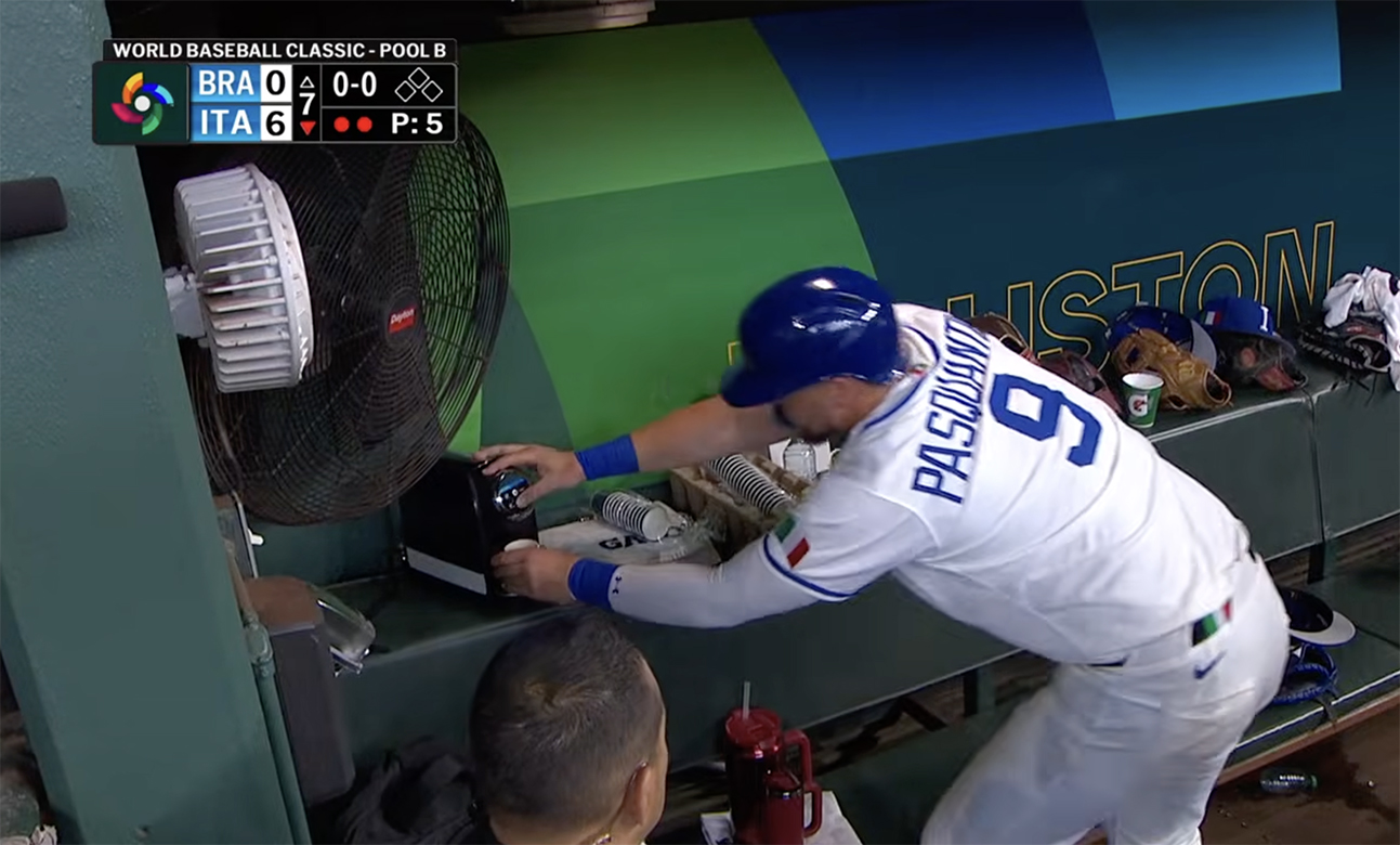 Team Italy Celebrates Home Runs At The World Baseball Classic With Espresso