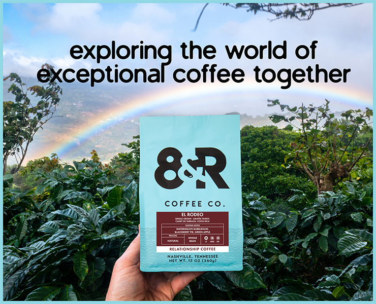 banner advertising 8th & Roast Coffee Roasters