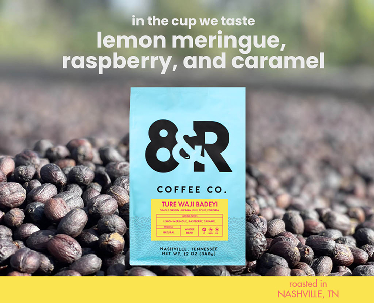 banner advertising 8th & Roast Coffee Roasters