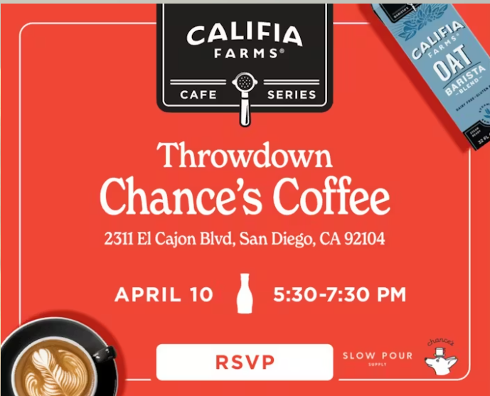 Come Party With Califia Farms All Weekend Long At World Of Coffee San Diego | Sprudge Coffee