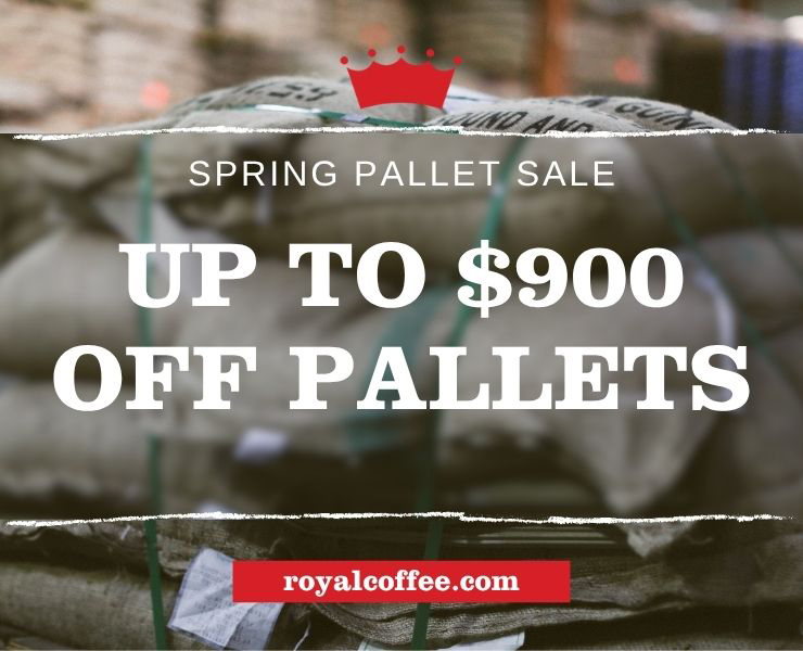 banner advertising Royal Coffee