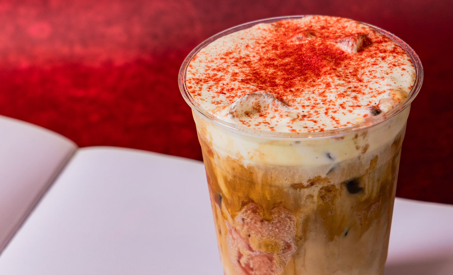 On The Menu: Strawberry Shortcake Latte At Swadesi Chicago | Sprudge Coffee