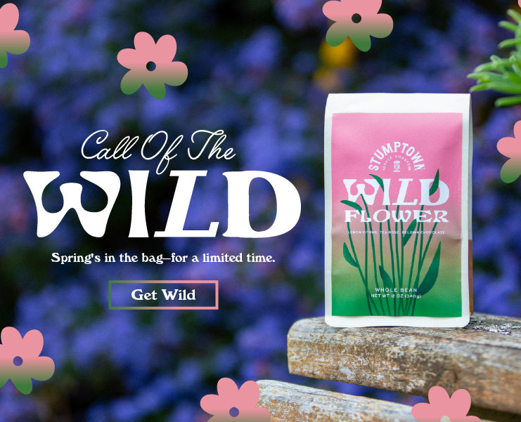 banner advertising stumptown coffee