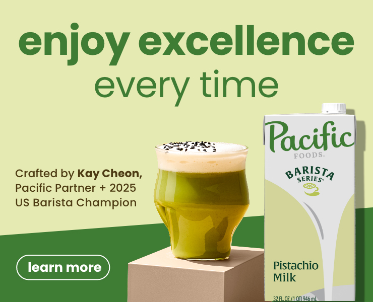 banner advertising pacific foods barista series plant milks