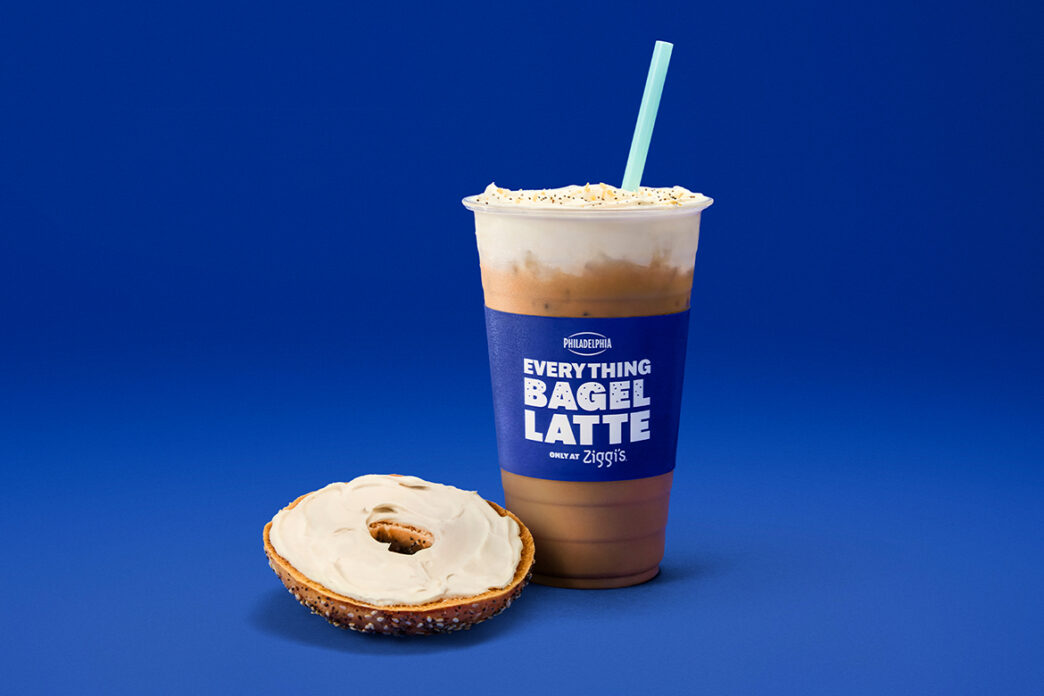 everything bagel latte
