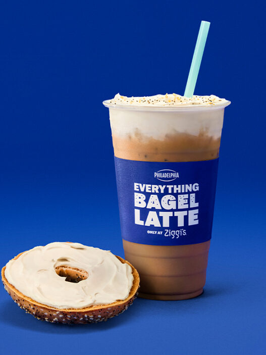 everything bagel latte