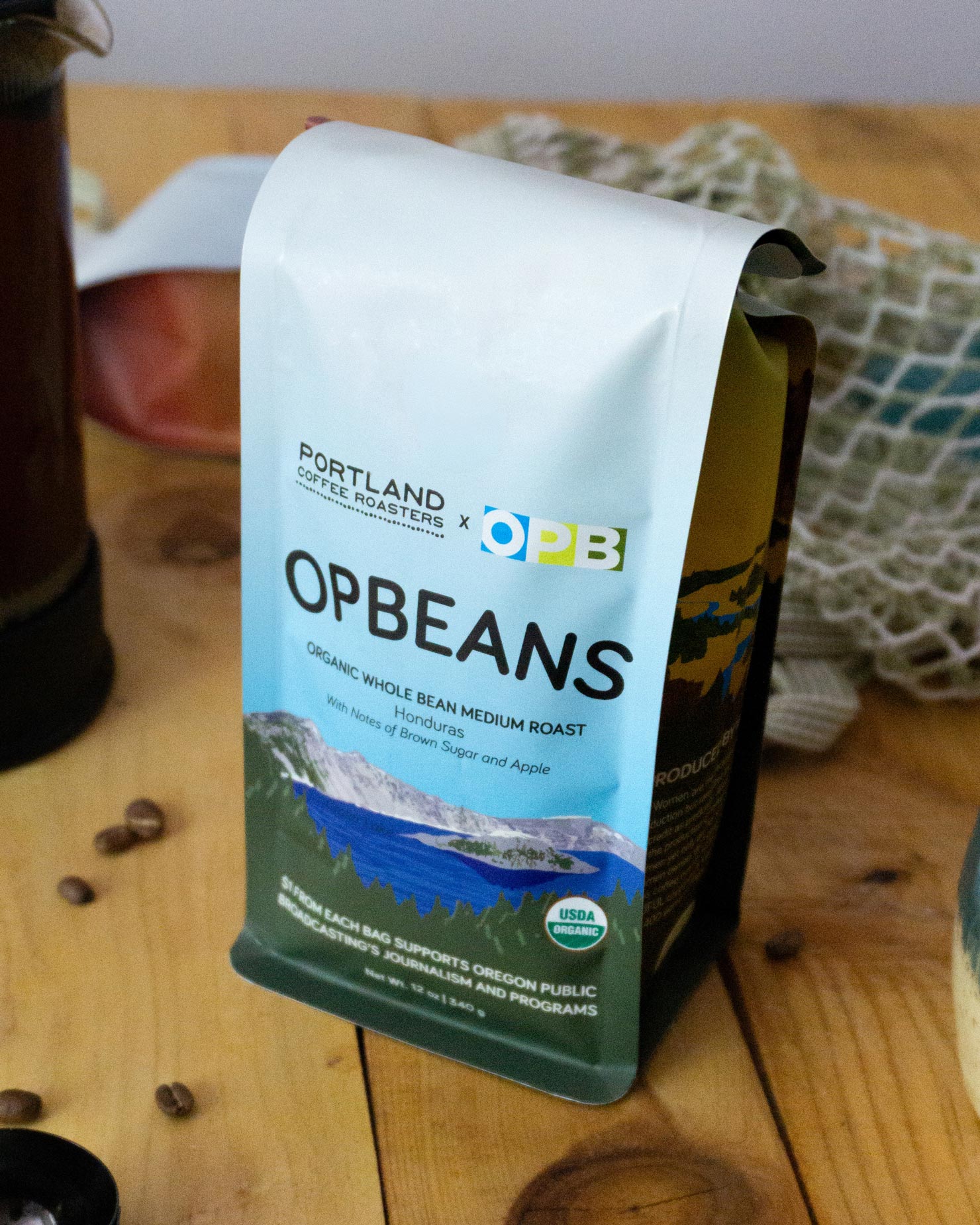 opbeans bag portland coffee roasters