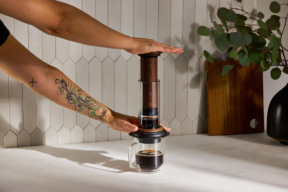 The AeroPress Goes Premium With The New Walnut