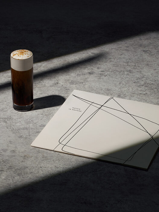 blue bottle coltrane cold foam + notes in repose vinyl