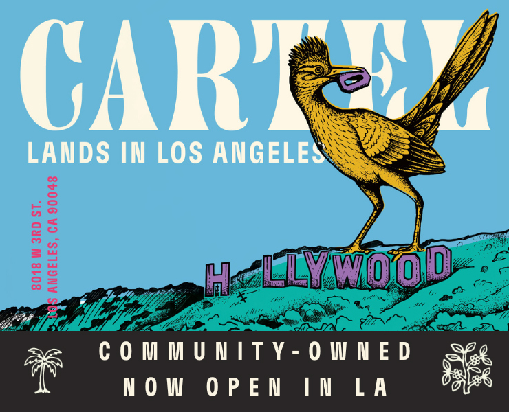 banner advertising Cartel Roasting Co