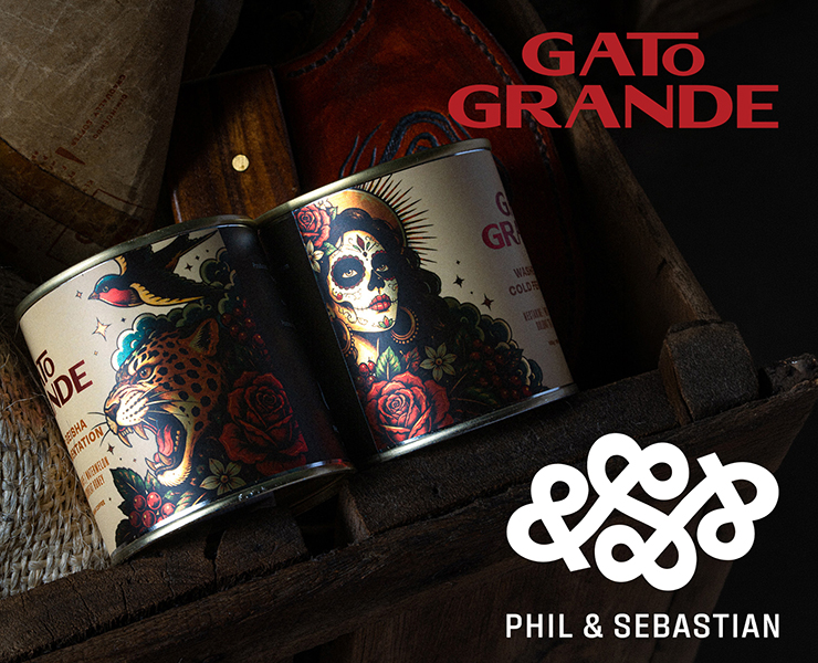 banner advertising phil & sebastian coffee roasters