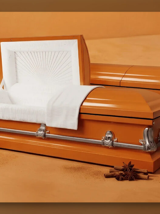 pumpkin spice casket