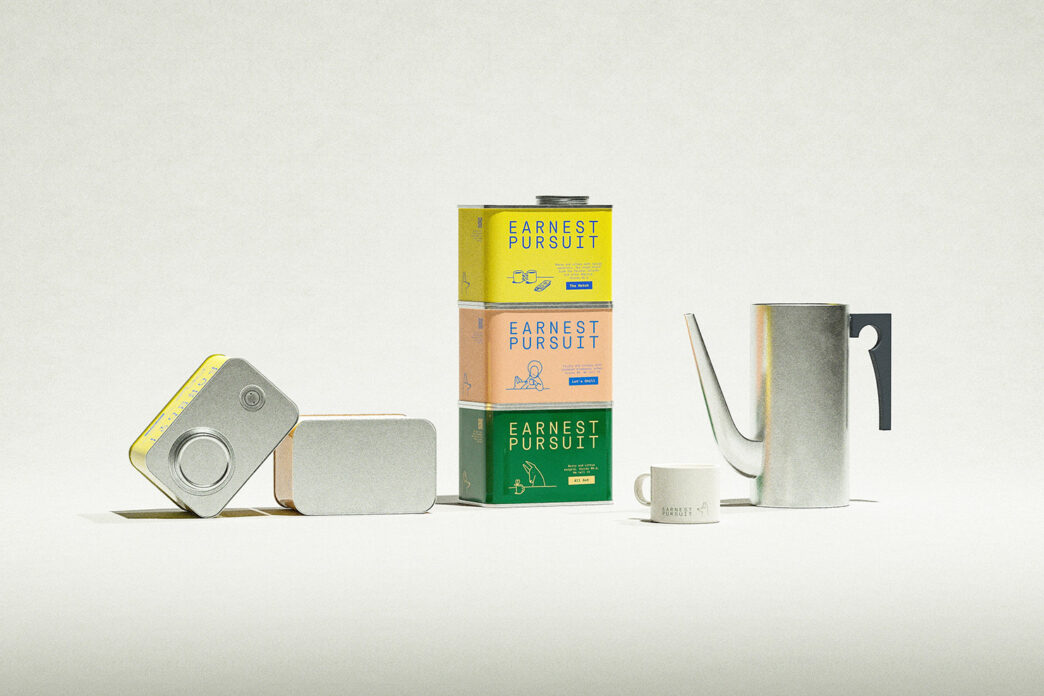 earnest pursuit five tins coffee design sprudge 01
