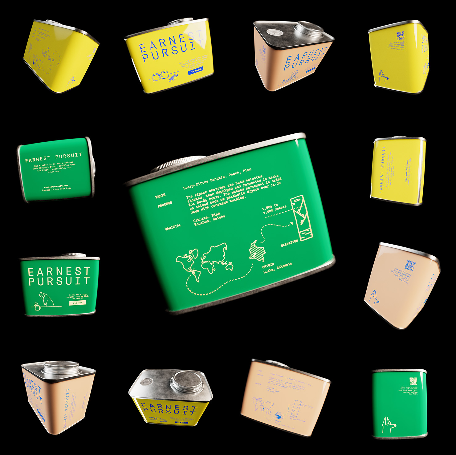 earnest pursuit five tins coffee design sprudge 03