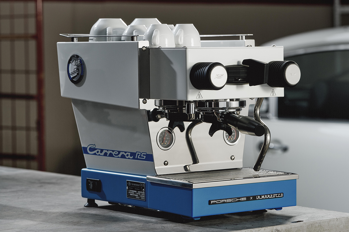 la marzocco porsche blue